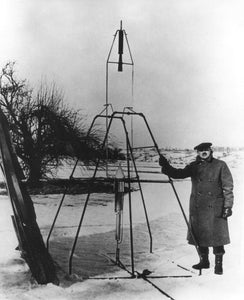 Robert Goddard Launches The First Liquid-Fueled Rocket