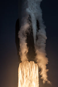 SpaceX Bangabandhu Satellite-1 Launch Engines Close-Up Poster