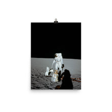 Apollo 12 moonwalk poster