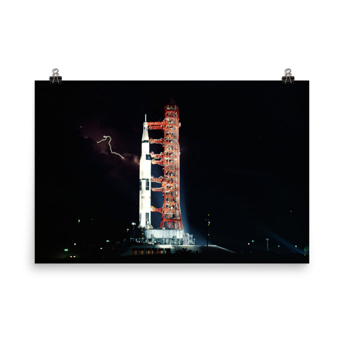 Apollo 15 on the Launch Pad Poster