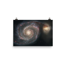 The Whirlpool Galaxy (M51) Poster