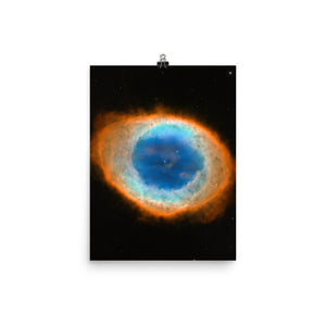 Hubble Ring Nebula (Messier 57) Poster