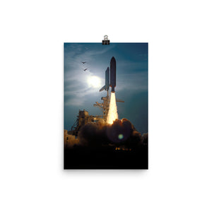 Space Shuttle STS-64 Launch Poster