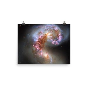 Hubble Antennae Galaxies Poster