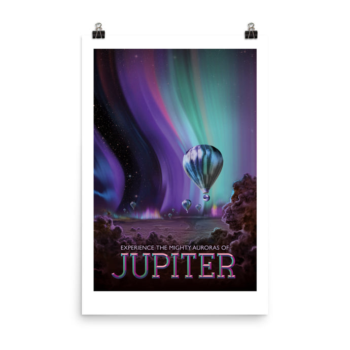 NASA Jupiter Retro Poster