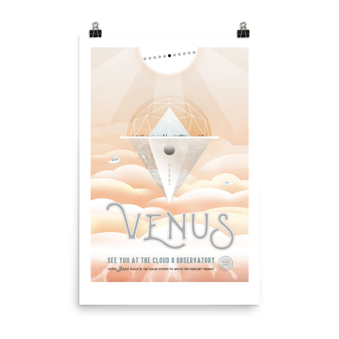 NASA Venus Retro Poster