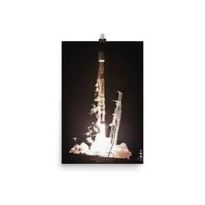 SpaceX PAZ Mission Falcon 9 Liftoff Poster