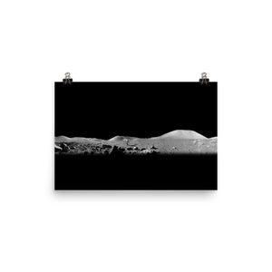 Moon Landscape Poster