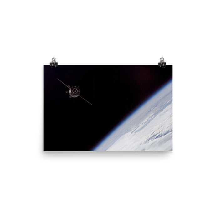 TMA-3 On Its Way To The ISS Poster