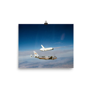 OV-101 "Enterprise" Free Flight Poster