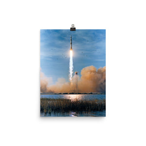 Across The Pond From Apollo 8 Launch Poster