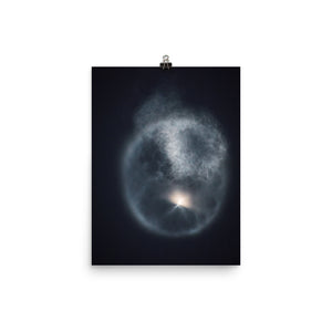 SpaceX PAZ Falcon 9 Second Stage Halo Poster
