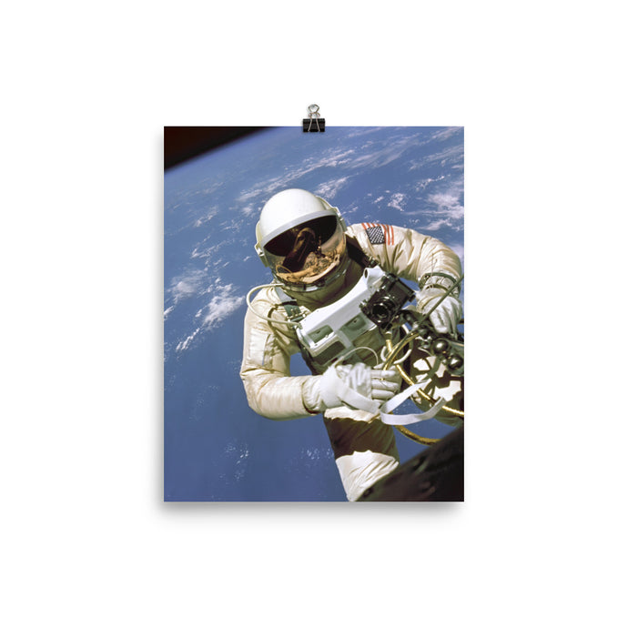 First American Spacewalk Poster