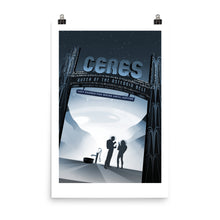 NASA Ceres Retro Poster