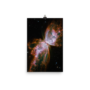 Hubble Butterfly Nebula Poster