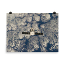 SpaceX CRS-3 Dragon approaches ISS Poster