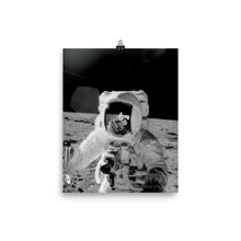 Alan Bean With Lunar Soil Poster