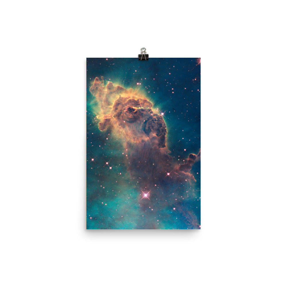 Hubble Gas and Dust Pillar in the Carina Nebula Poster
