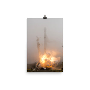 Spacex Iridium-2 Launch Poster