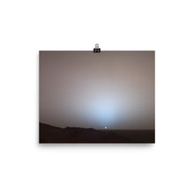 Mars Sunset Poster By Spirit rover