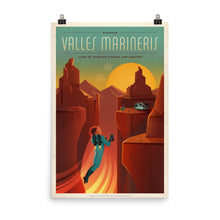 Valles Mariners Retro Travel Poster
