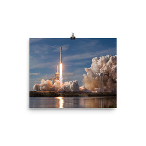 SpaceX Falcon Heavy First Launch Poster