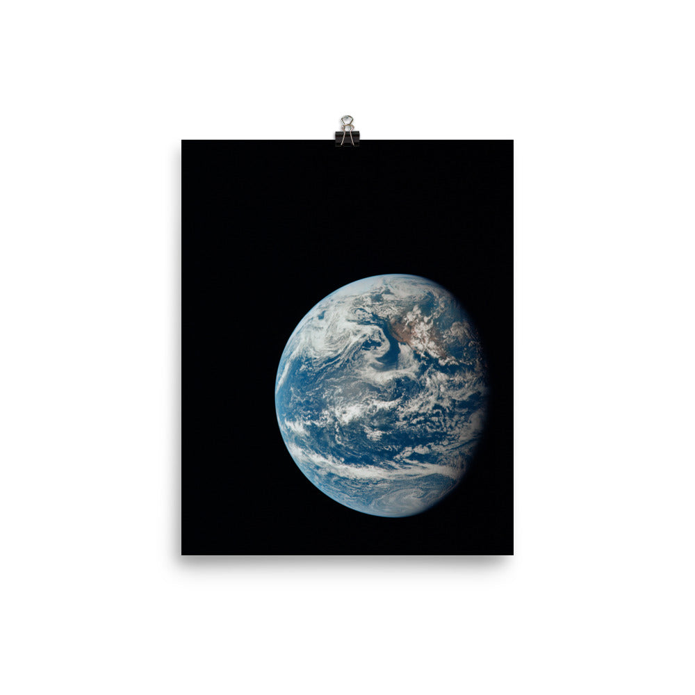 View of Earth from Apollo 11 Poster